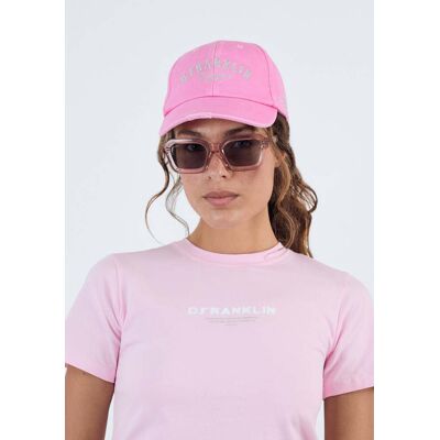 Camiseta de Manga Corta Mujer - D.Franklin - T-shirt de manga curta para mulher – D.Franklin – Tomorrow Cropped T-Shirt Pink - Tamanho L - Cor Pink - Camiseta de Manga Corta Mujer - D.Franklin - T-shirt de manga curta para mulher – D.Franklin – Tomorrow Cropped T-Shirt Pink - Tamanho L - Cor Pink -