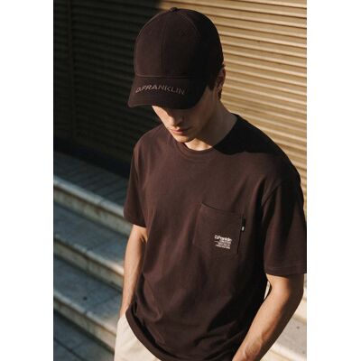 Boné D.Franklin para homem e mulher - Basic Cord Cap Castanho Escuro UNI Boné D.Franklin para homem e mulher - Basic Cord Cap Castanho Escuro UNI