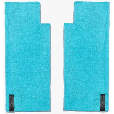 Luvas D.Franklin - Nordic TRK Knitted Fingerless Gloves Azul Petróleo Blue Luvas D.Franklin - Nordic TRK Knitted Fingerless Gloves Azul Petróleo Blue