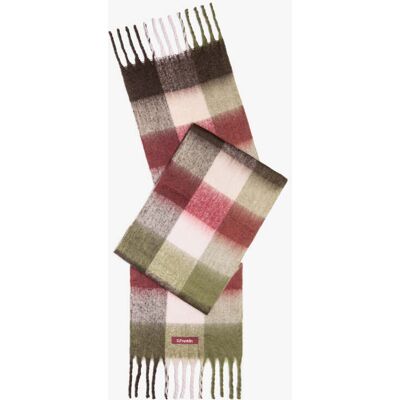 Cachecol D.Franklin - Nordic Check Verde Azeitona Scarf UNI Cachecol D.Franklin - Nordic Check Verde Azeitona Scarf UNI