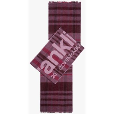 Cachecol D.Franklin - Nordic Tartan Bordeaux Scarf UNI Cachecol D.Franklin - Nordic Tartan Bordeaux Scarf UNI