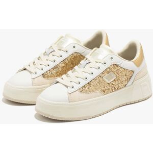 Tênis com Desconto de Mulher - D.Franklin – Tamanho 37 - Court Basic Glitter Gold - Gold Tênis com Desconto de Mulher - D.Franklin – Tamanho 37 - Court Basic Glitter Gold - Gold