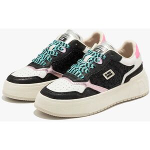 Tênis com Desconto de Mulher - D.Franklin – Tamanho 37 - Court Basic Glitter Black - Black Tênis com Desconto de Mulher - D.Franklin – Tamanho 37 - Court Basic Glitter Black - Black