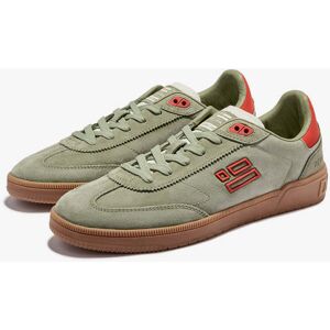 Tênis de Homem - D.Franklin – Tamaho 41 - Rebel Suede Moss Green / Fire Red - Tênis de Homem - D.Franklin – Tamaho 41 - Rebel Suede Moss Green / Fire Red -