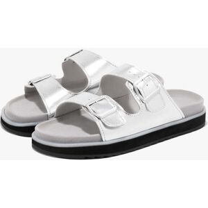 Sandálias Casuais de Verão Chinelos D.Franklin – Nordic Sandal Buckle Silver Sandálias Casuais de Verão Chinelos D.Franklin – Nordic Sandal Buckle Silver