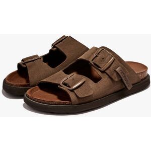 Sandálias de Couro Confortáveis D.Franklin - Chinelos D.Franklin – Vibe Sandals Buckle Suede Chocolate - Feitas em Espanha Sandálias de Couro Confortáveis D.Franklin - Chinelos D.Franklin – Vibe Sandals Buckle Suede Chocolate - Feitas em Espanha