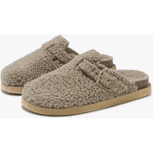 Fabricado em Espanha – Tamancos fechados em pele para mulher D.Franklin – Chinelos D.Franklin – Vibe Clog Fleece Taupe - Tamanho 39 – Pele camurça e Fabricado em Espanha – Tamancos fechados em pele para mulher D.Franklin – Chinelos D.Franklin – Vibe Clog Fleece Taupe - Tamanho 39 – Pele camurça e