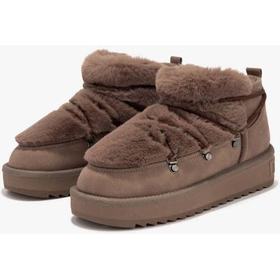 D.FRANKLIN Botas de Mulher à Prova de Água - Tamanho 36 - Nordic Trk Fur Low Brown - Brown D.FRANKLIN Botas de Mulher à Prova de Água - Tamanho 36 - Nordic Trk Fur Low Brown - Brown