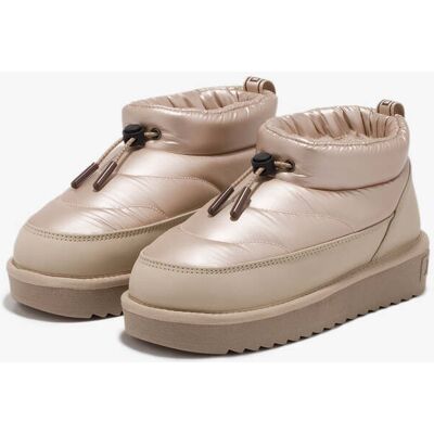 D.FRANKLIN Botas de Mulher à Prova de Água - Tamanho 38 - Nordic Low Bomb Beige - Gold D.FRANKLIN Botas de Mulher à Prova de Água - Tamanho 38 - Nordic Low Bomb Beige - Gold