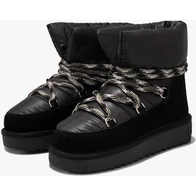 D.FRANKLIN Botas de Mulher à Prova de Água - Tamanho 37 - Nordic Nova Low Bomb Black - D.FRANKLIN Botas de Mulher à Prova de Água - Tamanho 37 - Nordic Nova Low Bomb Black -