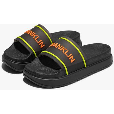 D.Franklin - Sandálias de praia Chinelos D.Franklin – Dana Slide Summer Club Black - Cor Black - Chinelos Confortáveis de Verão D.Franklin - Sandálias de praia Chinelos D.Franklin – Dana Slide Summer Club Black - Cor Black - Chinelos Confortáveis de Verão