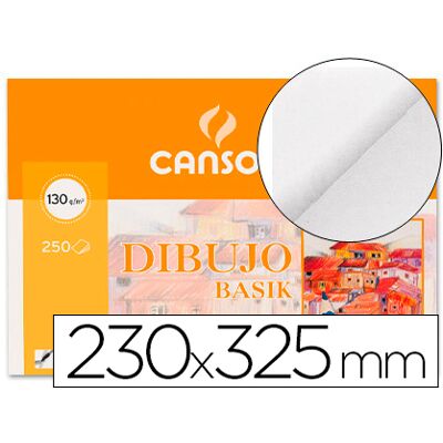 CANSON Papel de Desenho Basik 23X32.5 -130 Gr -Sem Esquadria CANSON Papel de Desenho Basik 23X32.5 -130 Gr -Sem Esquadria