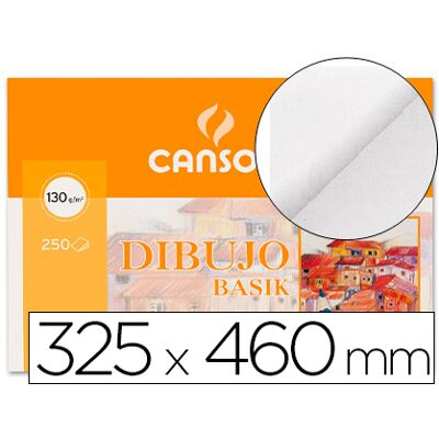 CANSON Papel de Desenho Basik 32.5X46 -130 Gr -Sem Esquadria CANSON Papel de Desenho Basik 32.5X46 -130 Gr -Sem Esquadria