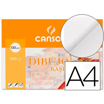 CANSON Papel de Desenho Basik Din A4 -Sem Esquadria em Mini Embalagems de 10 Folhas CANSON Papel de Desenho Basik Din A4 -Sem Esquadria em Mini Embalagems de 10 Folhas