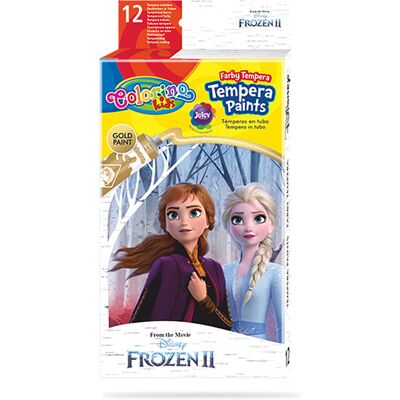 Caixa 12 Cores Guaches Colorino Disney Frozen II - COLORINO Caixa 12 Cores Guaches Colorino Disney Frozen II - COLORINO
