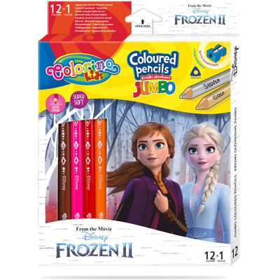 Colorino 12 Lápis de Cor - Frozen II Colorino 12 Lápis de Cor - Frozen II