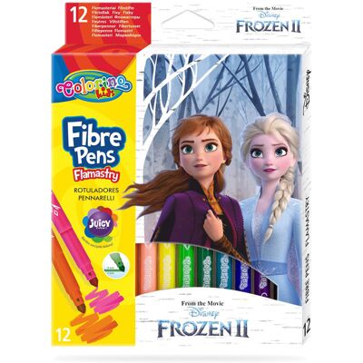 Caixa 12 Marcadores Cónicos Colorino Disney Frozen II - COLORINO Caixa 12 Marcadores Cónicos Colorino Disney Frozen II - COLORINO