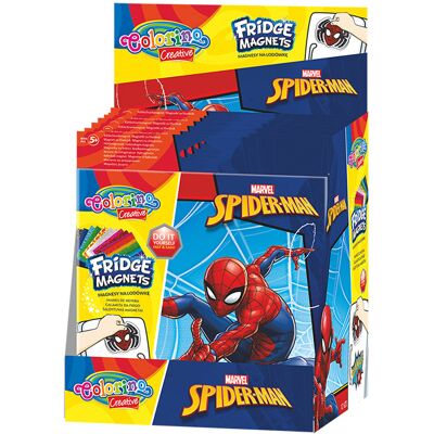 Conj. 4 Magnéticos 2 Sort. Colorino Spiderman DIS 12 pcs - COLORINO Conj. 4 Magnéticos 2 Sort. Colorino Spiderman DIS 12 pcs - COLORINO
