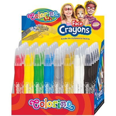 DIS 40 Pintura Facial 8 Cores - COLORINO DIS 40 Pintura Facial 8 Cores - COLORINO