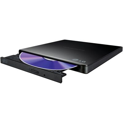 Drive Ótico Externo DVD-RW Ultra Slim (Preto) - LG Drive Ótico Externo DVD-RW Ultra Slim (Preto) - LG