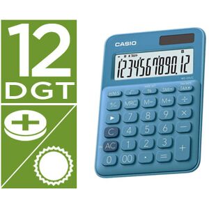 Calculadora Casio Ms-20Uc-Bu Secretaria 12 Digitos Tax +/- Cor Azul Calculadora Casio Ms-20Uc-Bu Secretaria 12 Digitos Tax +/- Cor Azul