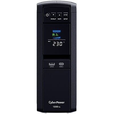 UPS CP1350EPFCLCD 1350VA 780W (6x Schuko) - CYBERPOWER UPS CP1350EPFCLCD 1350VA 780W (6x Schuko) - CYBERPOWER