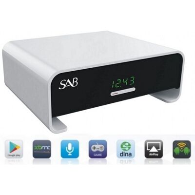 Receptor Satélite Full HD Ethernet (SMART BOX ANDROID) Branco - SAB Receptor Satélite Full HD Ethernet (SMART BOX ANDROID) Branco - SAB