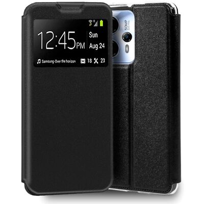 Capa Flip Cover Preta para Motorola Moto G13 G23 Capa Flip Cover Preta para Motorola Moto G13 G23