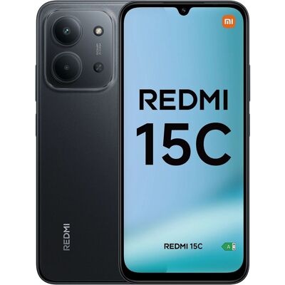 Smartphone Xiaomi Redmi 15C 4G 6.9" 4GB/128GB Dual SIM (Preto) Smartphone Xiaomi Redmi 15C 4G 6.9" 4GB/128GB Dual SIM (Preto)