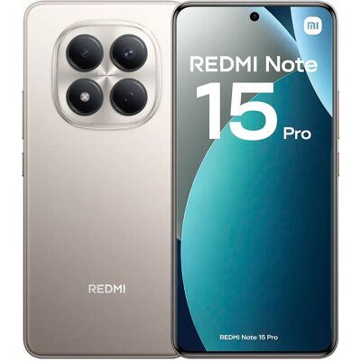 Smartphone Xiaomi Redmi Note 15 Pro 4G 6.77" 8GB/256GB Dual SIM (Titanium) Smartphone Xiaomi Redmi Note 15 Pro 4G 6.77" 8GB/256GB Dual SIM (Titanium)