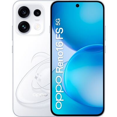 Smartphone Oppo Reno16 FS 5G 6.57" 8GB/512GB Dual SIM (Branco Pop) Smartphone Oppo Reno16 FS 5G 6.57" 8GB/512GB Dual SIM (Branco Pop)