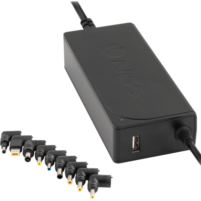 Carregador Automático 70W c/ Adaptadores (Preto) - NGS Carregador Automático 70W c/ Adaptadores (Preto) - NGS
