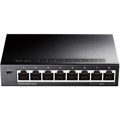 Switch de rede Gigabit Cudy GS108 - Preto Switch de rede Gigabit Cudy GS108 - Preto