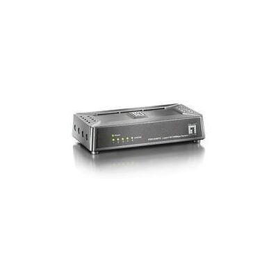 LevelOne Switch 5 Portas 10/100Mbps Desktop - FSW-0508TX - LEVEL ONE LevelOne Switch 5 Portas 10/100Mbps Desktop - FSW-0508TX - LEVEL ONE