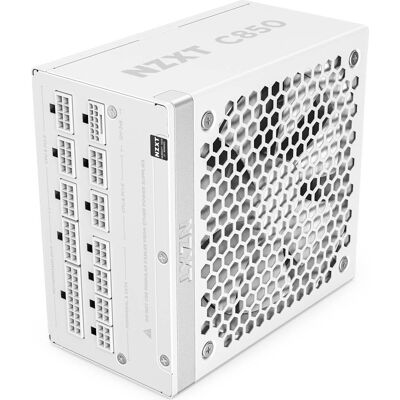 Fonte de Alimentação ATX C850 Gold ATX 3.1 850W 80 Plus Gold Full Modular Branca - NZXT Fonte de Alimentação ATX C850 Gold ATX 3.1 850W 80 Plus Gold Full Modular Branca - NZXT