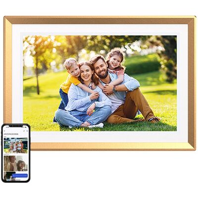 Moldura Digital 10.1" Frameo WiFi (Dourado) - ARZOPA Moldura Digital 10.1" Frameo WiFi (Dourado) - ARZOPA