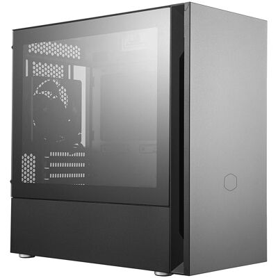 Cooler Master Caixa de PC Micro-ATX Silencio S400 Tempered Glass (Preto) - COOLER-MASTER Cooler Master Caixa de PC Micro-ATX Silencio S400 Tempered Glass (Preto) - COOLER-MASTER
