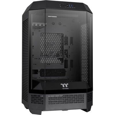 Caixa de PC Micro ATX The Tower 300 Micro Tower (Preto) - THERMALTAKE Caixa de PC Micro ATX The Tower 300 Micro Tower (Preto) - THERMALTAKE