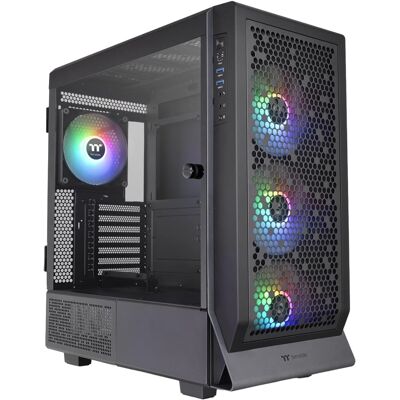 Caixa de PC E-ATX Ceres 500 TG ARGB Midi Tower (Preto) - THERMALTAKE Caixa de PC E-ATX Ceres 500 TG ARGB Midi Tower (Preto) - THERMALTAKE
