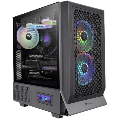 Caixa de PC ATX Ceres 300 TG ARGB Midi Tower (Preto) - THERMALTAKE Caixa de PC ATX Ceres 300 TG ARGB Midi Tower (Preto) - THERMALTAKE