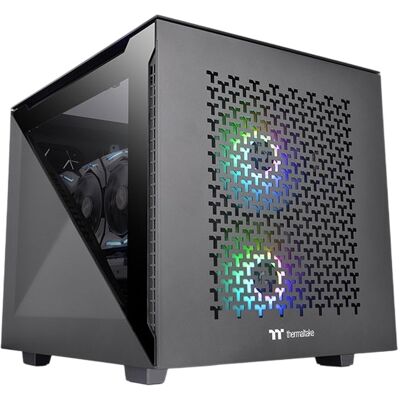 Caixa ATX Divider 200 TG Air Micro Tower (Preto) - THERMALTAKE Caixa ATX Divider 200 TG Air Micro Tower (Preto) - THERMALTAKE
