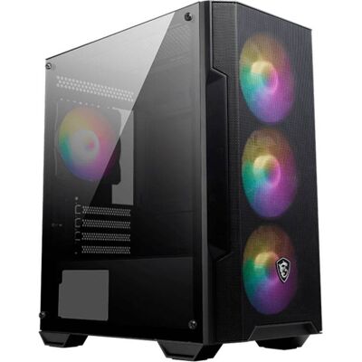 Caixa Micro-ATX MAG Forge M100A RGB (Preto) - MSI Caixa Micro-ATX MAG Forge M100A RGB (Preto) - MSI