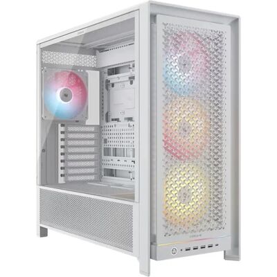 Caixa Extended-ATX Frame 5000D RS ARGB High-Airflow Tempered Glass (Branco) - CORSAIR Caixa Extended-ATX Frame 5000D RS ARGB High-Airflow Tempered Glass (Branco) - CORSAIR