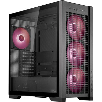 Caixa ATX TUF Gaming GT302 ARGB Vidro Temperado (Preto) - ASUS Caixa ATX TUF Gaming GT302 ARGB Vidro Temperado (Preto) - ASUS