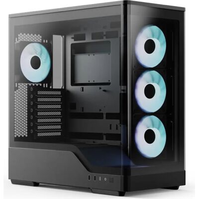 Caixa ATX P500A Glass (Preto) - AEROCOOL Caixa ATX P500A Glass (Preto) - AEROCOOL