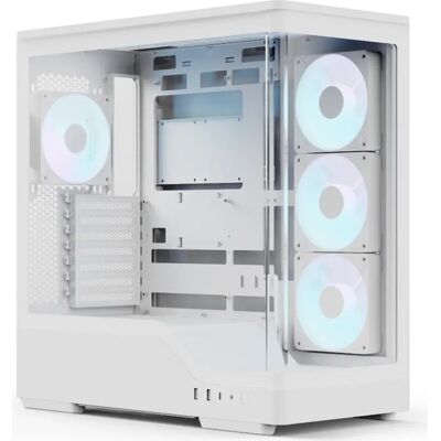 Caixa ATX P500A Glass (Branco) - AEROCOOL Caixa ATX P500A Glass (Branco) - AEROCOOL