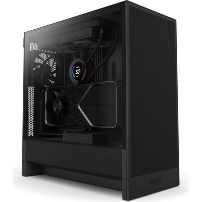 Caixa ATX H5 Flow (2024) Vidro Temperado (Preto) - NZXT Caixa ATX H5 Flow (2024) Vidro Temperado (Preto) - NZXT