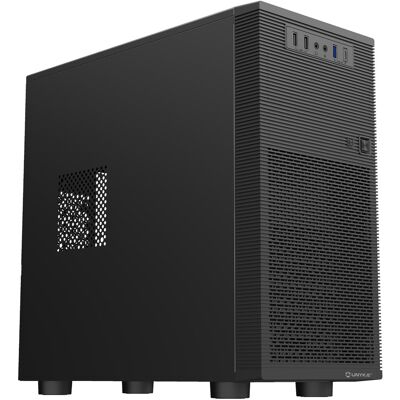 Caixa Micro-ATX AERO C15 Midi Tower c/ Fonte de Alimentação 500W (Preto) - UNYKACH Caixa Micro-ATX AERO C15 Midi Tower c/ Fonte de Alimentação 500W (Preto) - UNYKACH