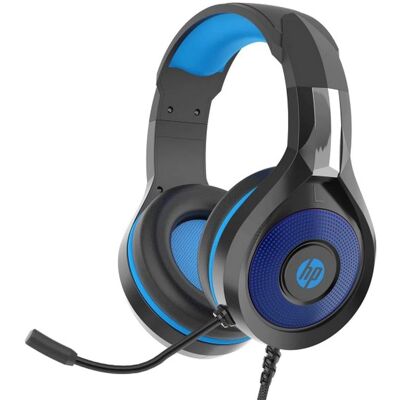 Headset Gamming c/ Micro DHE-8010 (Preto/Azul) - HP Headset Gamming c/ Micro DHE-8010 (Preto/Azul) - HP