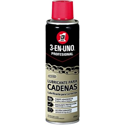 Spray Lubrificante p/ Correntes (250ml) - 3-EN-UNO Spray Lubrificante p/ Correntes (250ml) - 3-EN-UNO